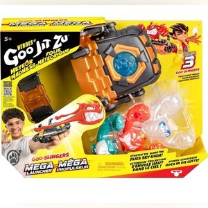 Goo Jit Zu Heroes Meteor Madness Mega Launcher Toy Set New in Box